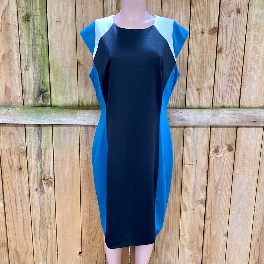 MBN Colorblock Sheath Dress NWT